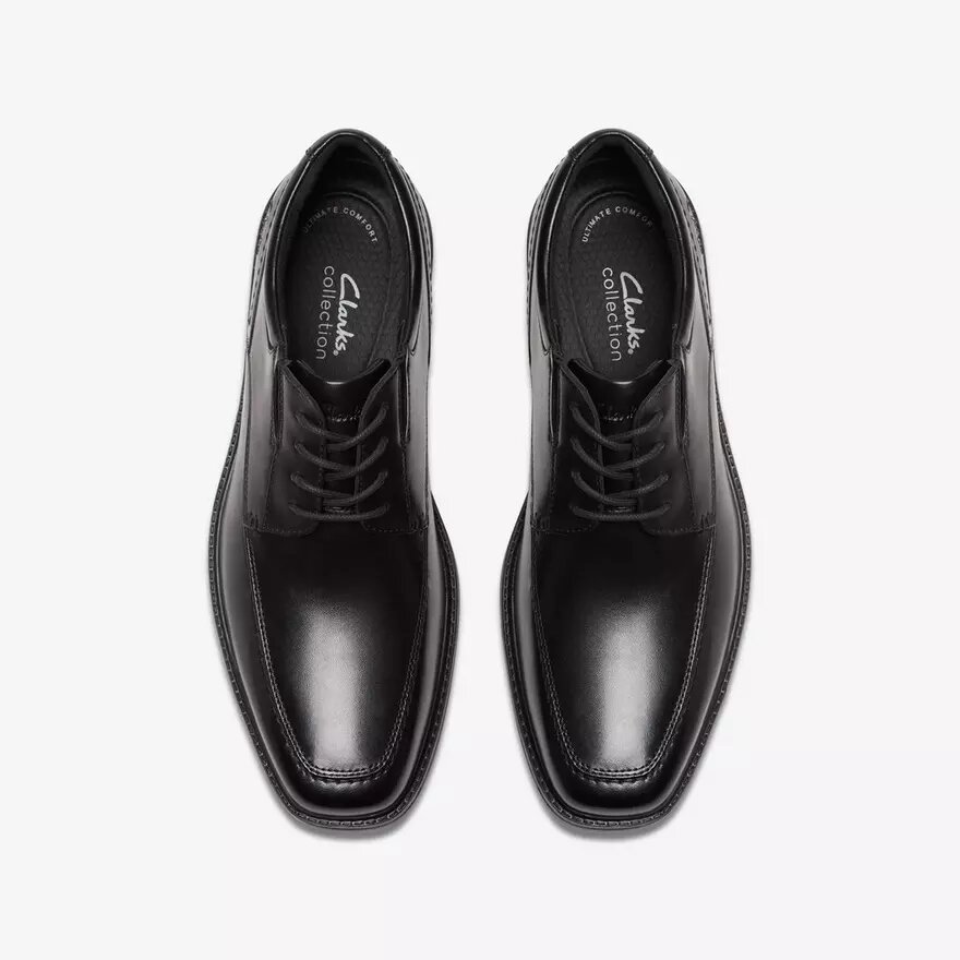 Herren Dresslite Ace Oxford Schuhe aus schwarzem Leder | Clark’s Herren Dresslite Ace Oxford Schuhe aus schwarzem Leder | Clark’s