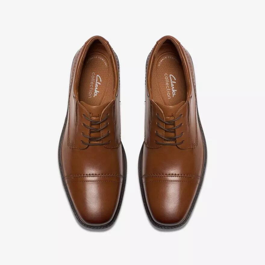 Herren Dresslite Cap Oxford Schuhe aus hellbraunem Leder Herren Dresslite Cap Oxford Schuhe aus hellbraunem Leder