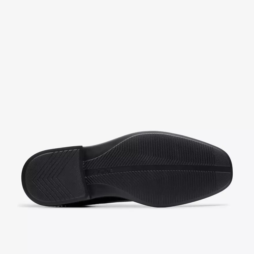 Herren Dresslite Cap – Schwarzer Leder-Oxford Schuh Herren Dresslite Cap – Schwarzer Leder-Oxford Schuh