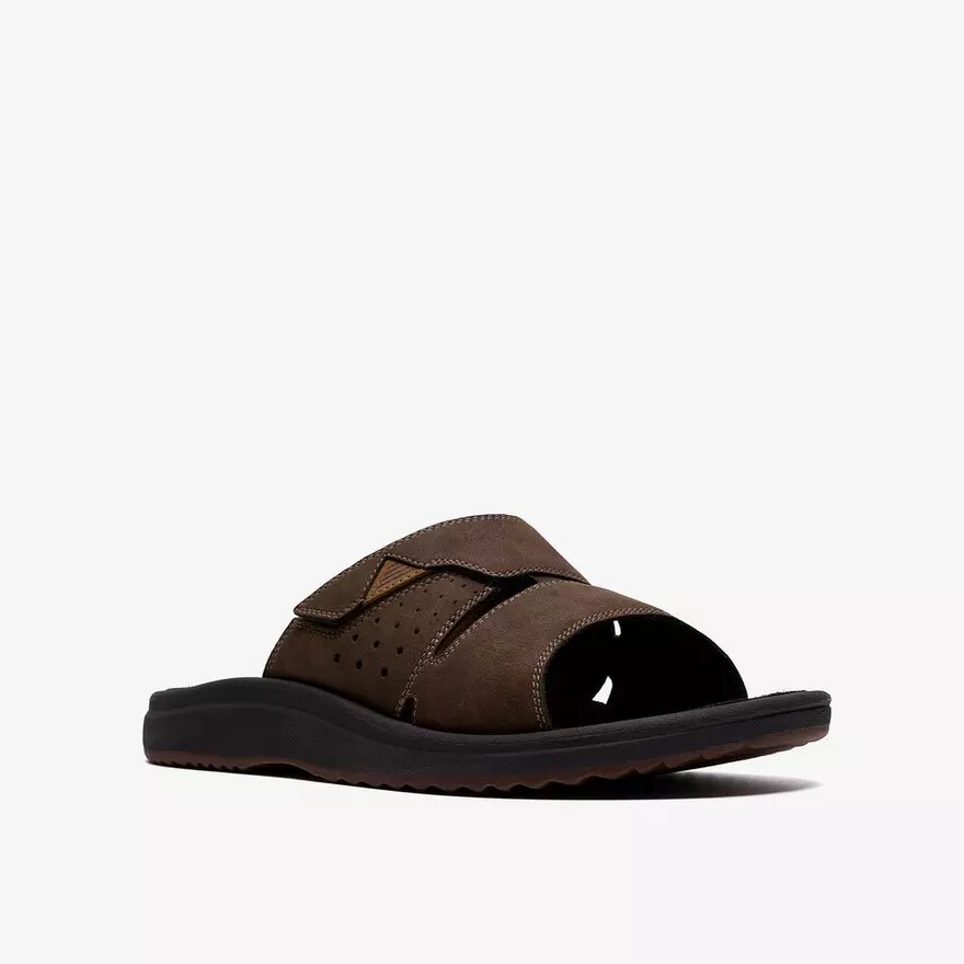 Herren-Flip-Flops „Breeze Slide“ in Dunkelbraun | clarks Herren-Flip-Flops „Breeze Slide“ in Dunkelbraun | clarks