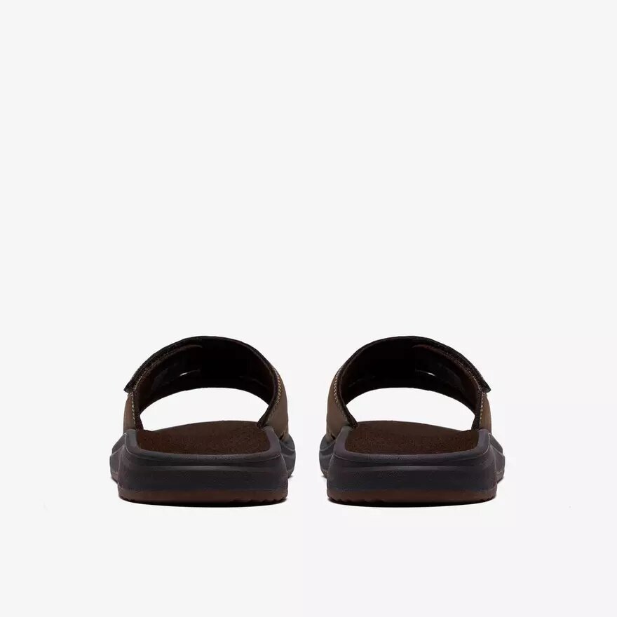 Herren-Flip-Flops „Breeze Slide“ in Dunkelbraun | clarks Herren-Flip-Flops „Breeze Slide“ in Dunkelbraun | clarks