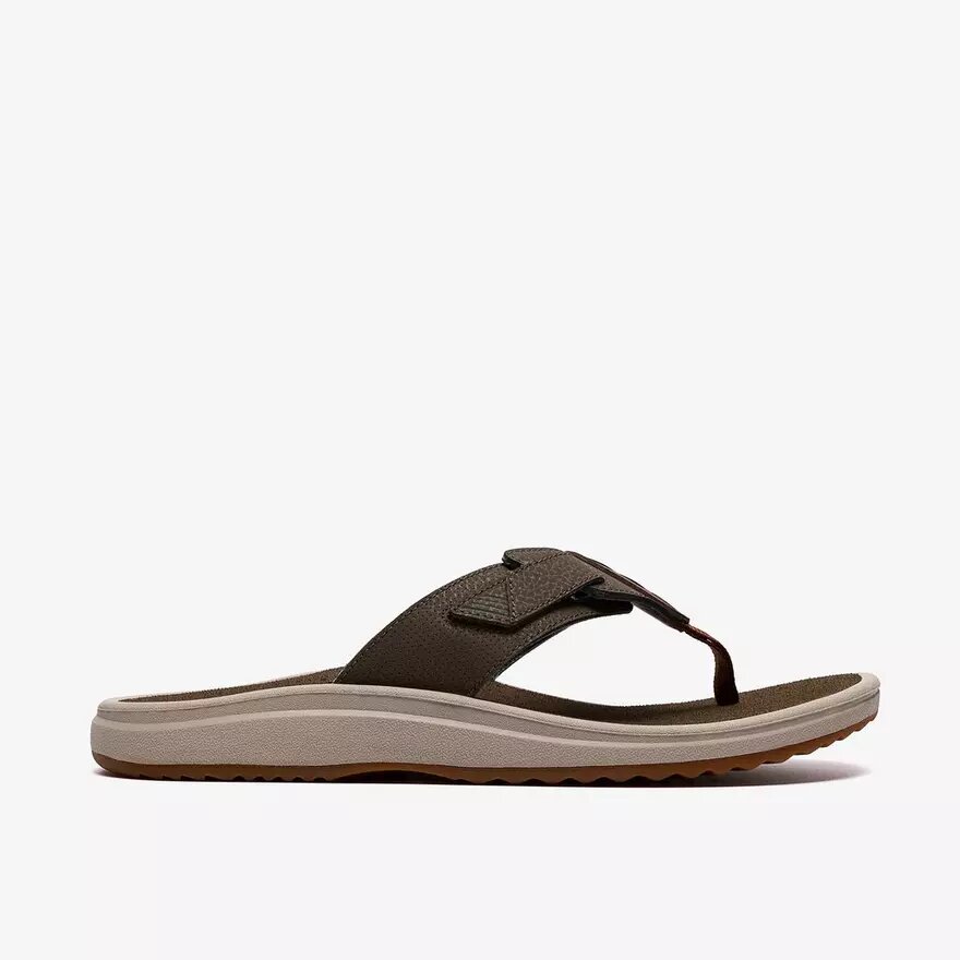 Herren-Flip-Flops „M Breeze“ in grüner Farbkombination Herren-Flip-Flops „M Breeze“ in grüner Farbkombination