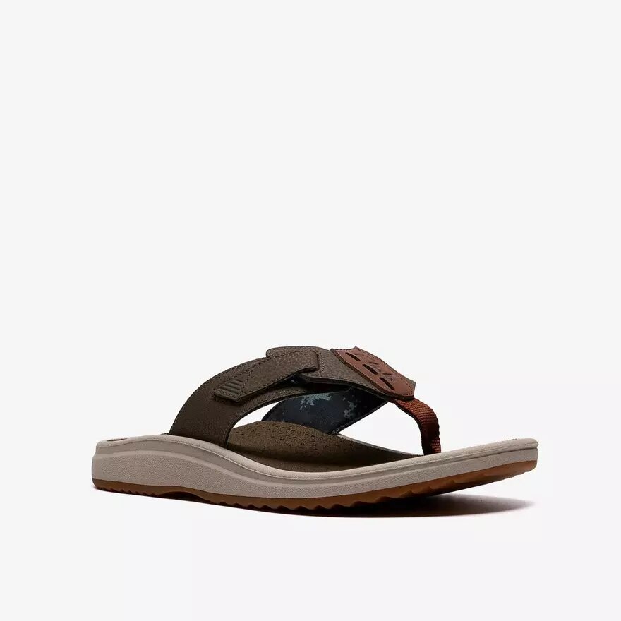 Herren-Flip-Flops „M Breeze“ in grüner Farbkombination Herren-Flip-Flops „M Breeze“ in grüner Farbkombination