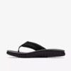 Herren-Flip-Flops „Wesley Surf“ aus schwarzem Leder Herren-Flip-Flops „Wesley Surf“ aus schwarzem Leder