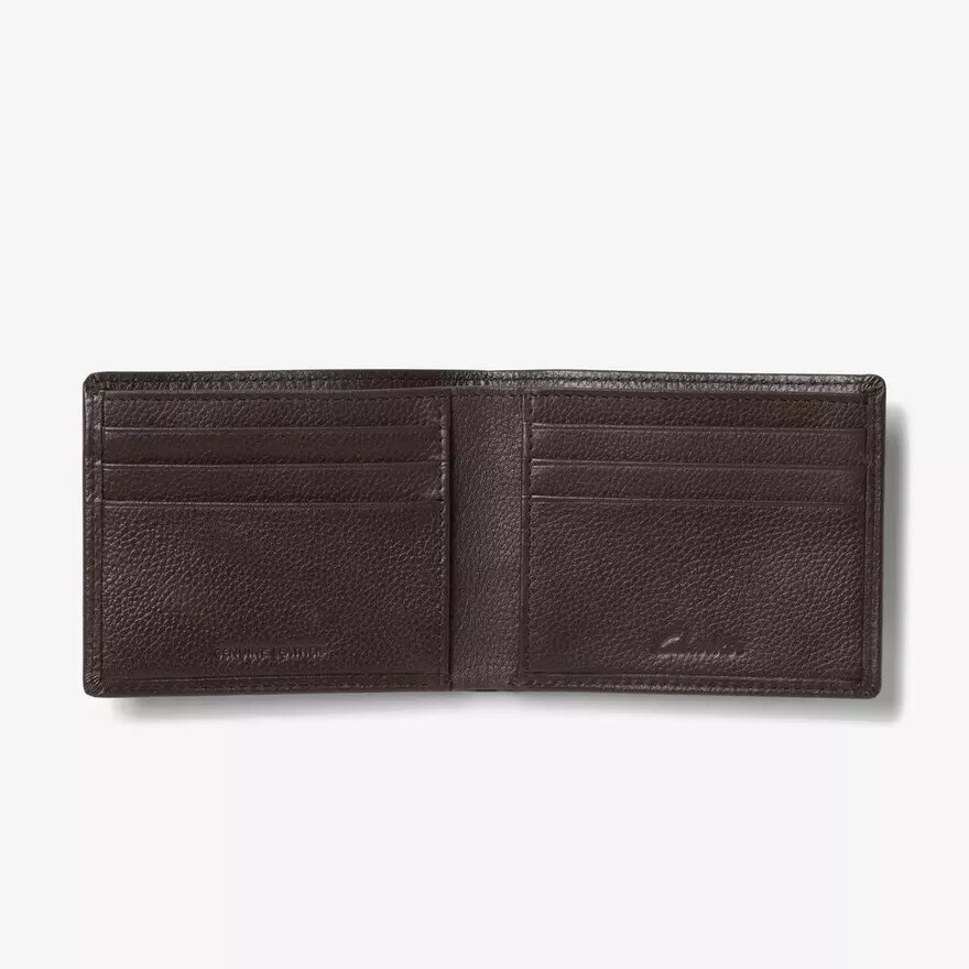 Herren-Geldbörse „Classic Pebble Slimfold“, braun, US Herren-Geldbörse „Classic Pebble Slimfold“, braun, US