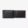 Herren-Geldbörse „Pebble“ mit breitem Geldclip, braun, US Herren-Geldbörse „Pebble“ mit breitem Geldclip, braun, US