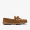 Herren-Hausschuhe „Michel Rise“ in Cognac Herren-Hausschuhe „Michel Rise“ in Cognac