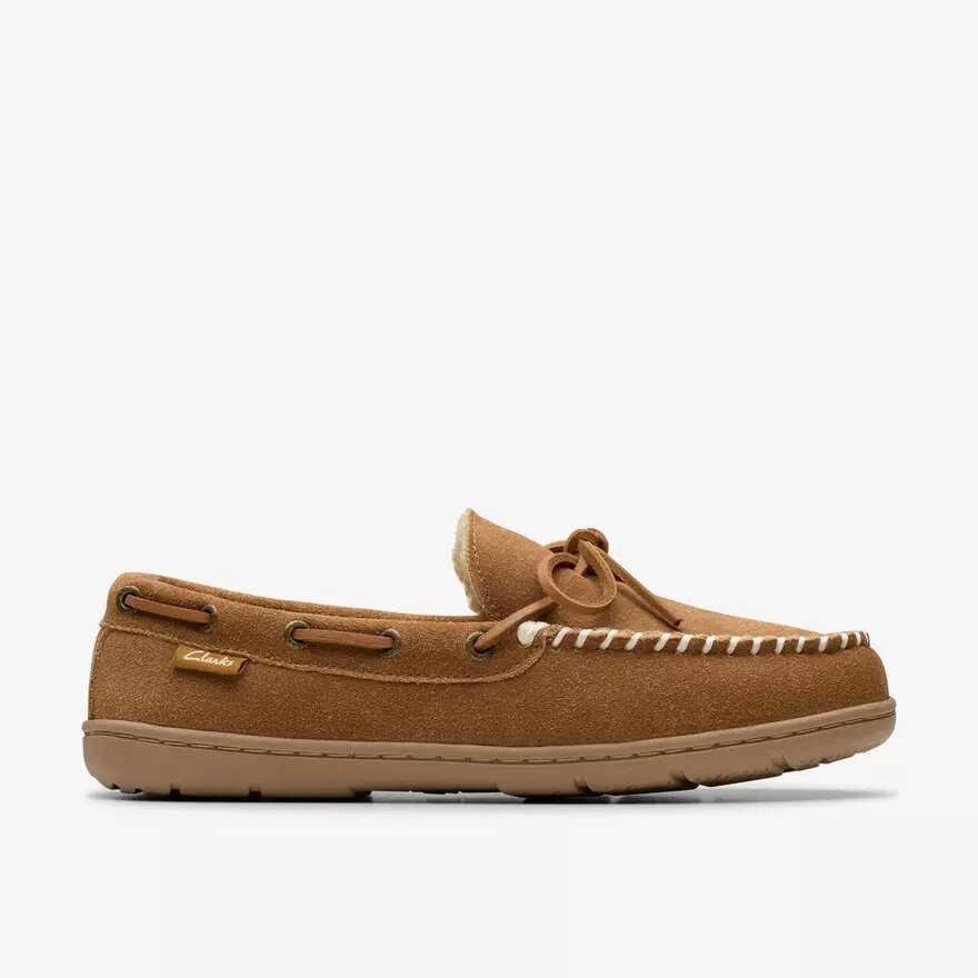 Herren-Hausschuhe „Michel Rise“ in Cognac Herren-Hausschuhe „Michel Rise“ in Cognac