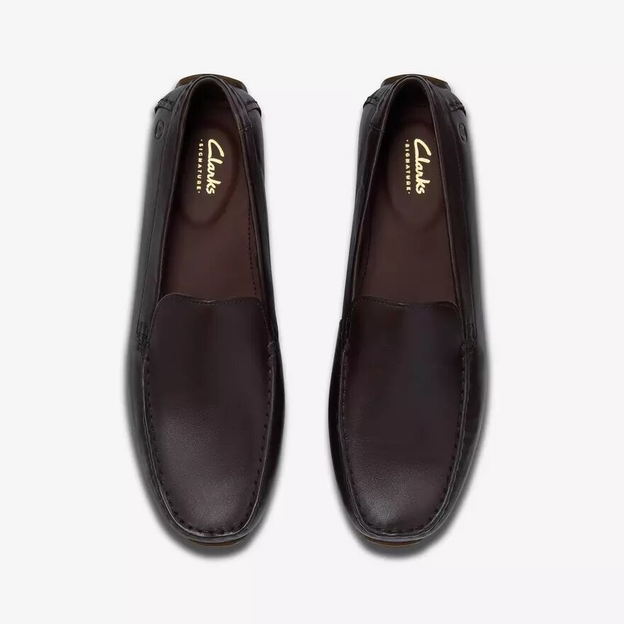 Herren-Loafer „Corsley Plain“ aus dunkelbraunem Leder Herren-Loafer „Corsley Plain“ aus dunkelbraunem Leder