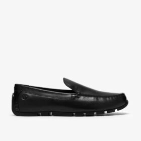 Herren-Loafer „Corsley Plain“ aus schwarzem Leder