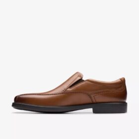 Herren-Loafer „Dresslite Step“ aus dunkelbraunem Leder