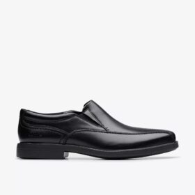 Herren-Loafer „Dresslite Step“ aus schwarzem Leder