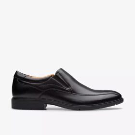 Herren-Loafer „Eldredge Step“ aus schwarzem Leder