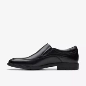Herren-Loafer „Eldredge Step“ aus schwarzem Leder