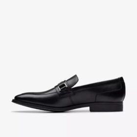 Herren-Loafer „Paulton Lo“ aus schwarzem Leder