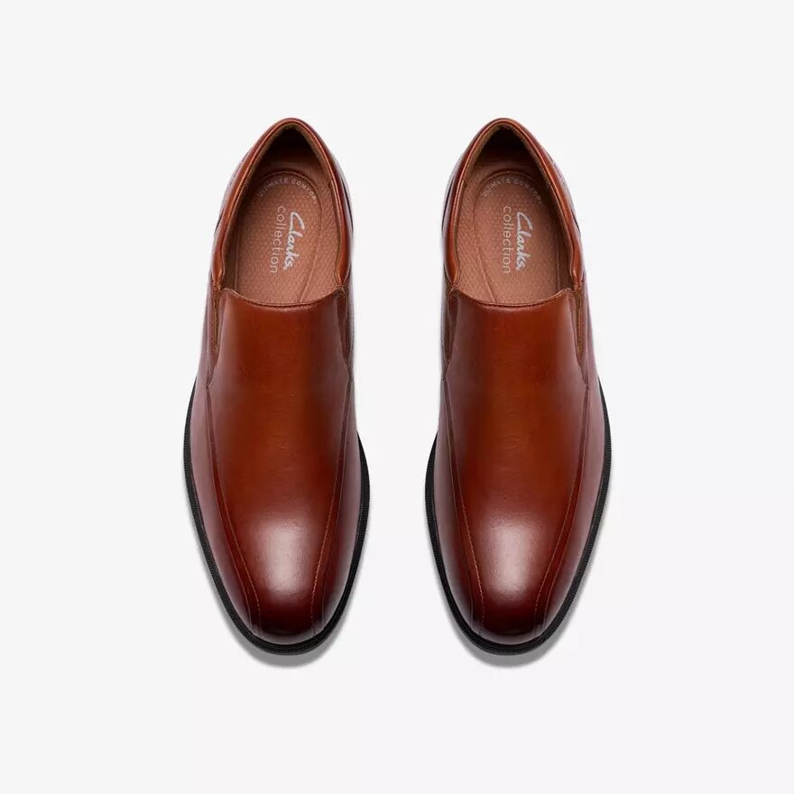 Herren-Loafer „Steadwell Step“ aus dunkelbraunem Leder Herren-Loafer „Steadwell Step“ aus dunkelbraunem Leder