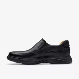Herren-Loafer „Un Briley Step“ aus schwarzem Leder | clarks
