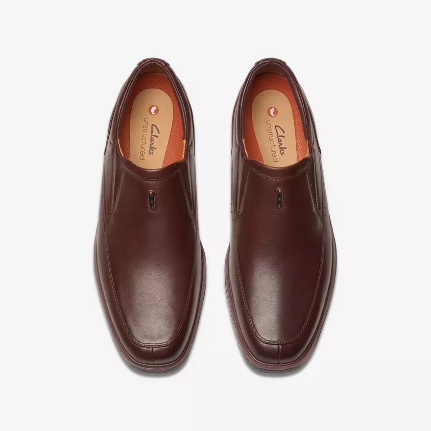 Herren-Loafer „Un Kendric Go“ aus Mahagoni-Leder | clarks Herren-Loafer „Un Kendric Go“ aus Mahagoni-Leder | clarks
