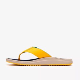 Herren M Breeze Flip-Flops in gelber Farbkombination