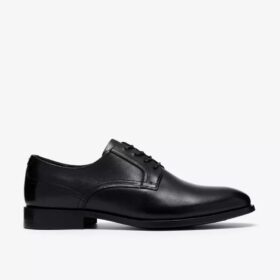 Herren-Oxford Schuhe „Bowburn Lace“ aus schwarzem Leder