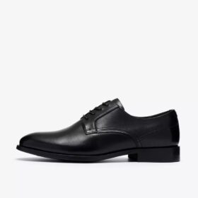 Herren-Oxford Schuhe „Bowburn Lace“ aus schwarzem Leder