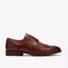 Herren-Oxford Schuhe „Bowburn Tip“ aus hellbraunem Leder Herren-Oxford Schuhe „Bowburn Tip“ aus hellbraunem Leder