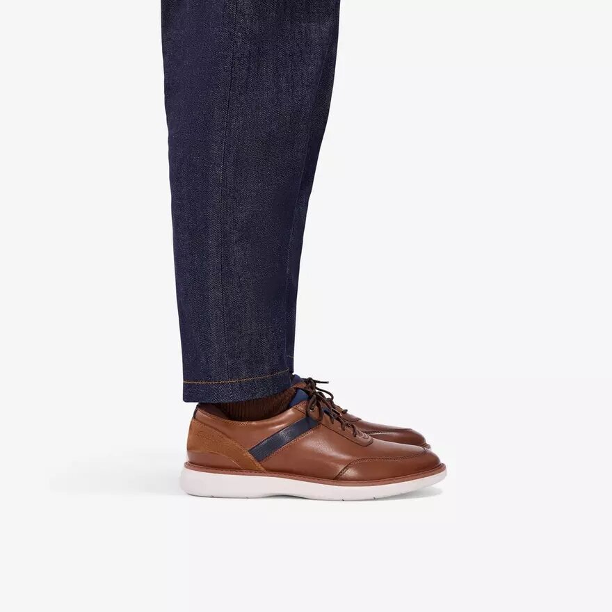 Herren-Oxford Schuhe „Brantin“ aus hellbraunem Leder Herren-Oxford Schuhe „Brantin“ aus hellbraunem Leder