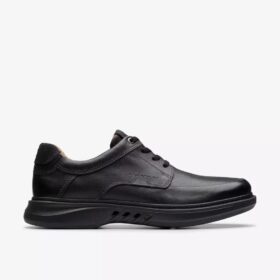 Herren-Oxford Schuhe „Un Briley Lace“ aus schwarzem Leder | clarks