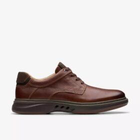 Herren-Oxford Schuhe „Un Briley Pace“ aus hellbraunem Leder | clarks