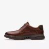 Herren-Oxford Schuhe „Un Briley Pace“ aus hellbraunem Leder | clarks