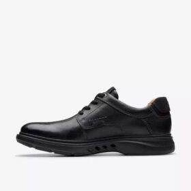 Herren-Oxford Schuhe „Un Briley Pace“ aus schwarzem Leder | clarks