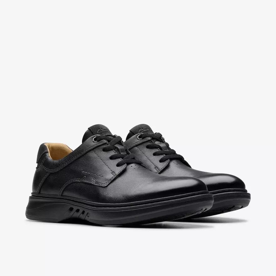 Herren-Oxford Schuhe „Un Briley Pace“ aus schwarzem Leder | clarks Herren-Oxford Schuhe „Un Briley Pace“ aus schwarzem Leder | clarks