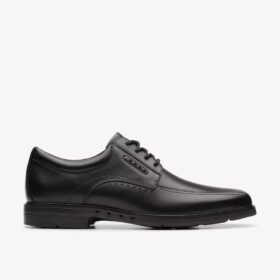 Herren-Oxford Schuhe „Un Kendric Way“ aus schwarzem Leder | clarks