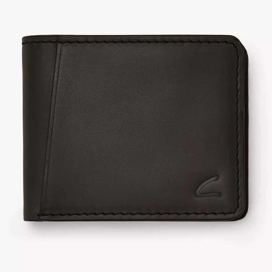 Herren-Reisepass-Geldbörse „Buff Waxy“, schwarz, US Herren-Reisepass-Geldbörse „Buff Waxy“, schwarz, US