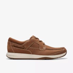 Herren Sailview Lace Hellbraune Nubuk-Bootsschuhe