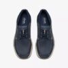 Herren Sailview Schnür-Bootsschuhe aus marineblauem Nubukleder Herren Sailview Schnür-Bootsschuhe aus marineblauem Nubukleder