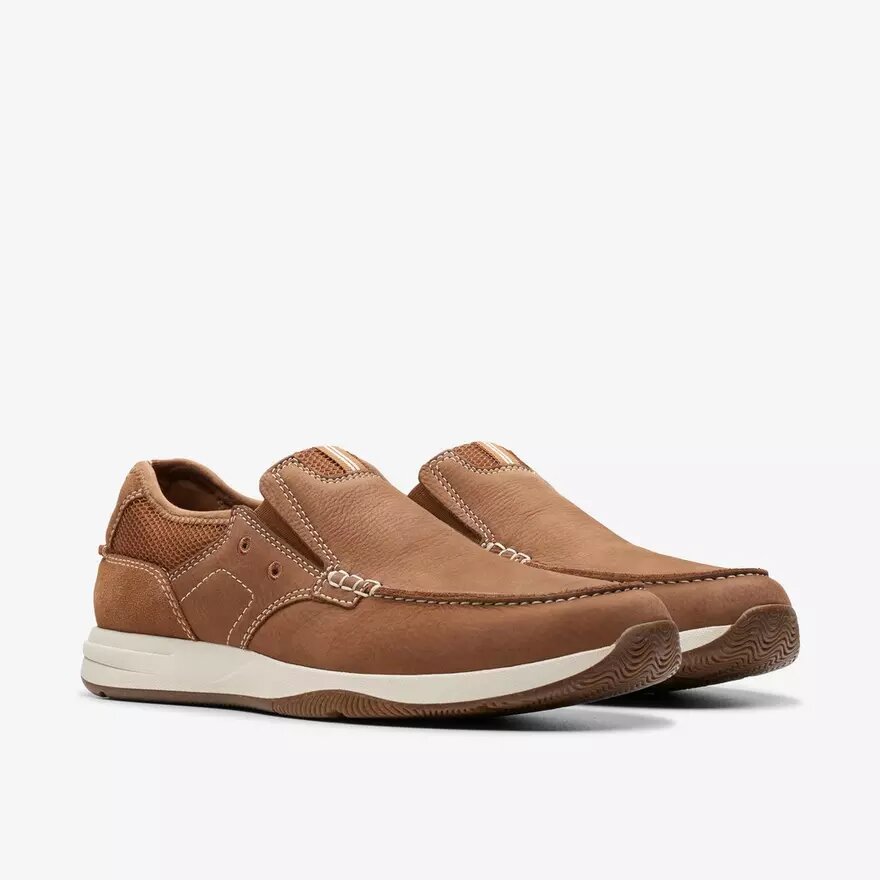 Herren Sailview Step hellbraune Nubuk-Slip-Ons zum Hineinschlüpfen Herren Sailview Step hellbraune Nubuk-Slip-Ons zum Hineinschlüpfen