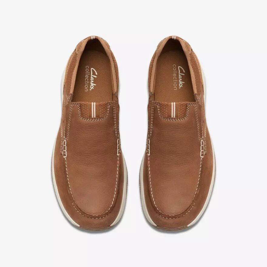 Herren Sailview Step hellbraune Nubuk-Slip-Ons zum Hineinschlüpfen Herren Sailview Step hellbraune Nubuk-Slip-Ons zum Hineinschlüpfen