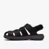 Herren-Sandale „Guideview Cove“ aus schwarzem Leder Herren-Sandale „Guideview Cove“ aus schwarzem Leder