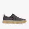 Herren-Schnürschuhe „Torhill Lace“ aus dunkelgrauem Nubukleder