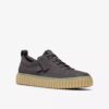 Herren-Schnürschuhe „Torhill Lace“ aus dunkelgrauem Nubukleder