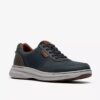 Herren-Schuhe „Craftwell“ aus marineblauem Leder Herren-Schuhe „Craftwell“ aus marineblauem Leder