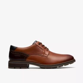 Herren-Schuhe „Emmet Plain“ aus hellbraunem Leder