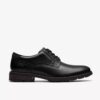 Herren-Schuhe „Emmet Plain“ in Schwarz, glattes Leder Herren-Schuhe „Emmet Plain“ in Schwarz, glattes Leder