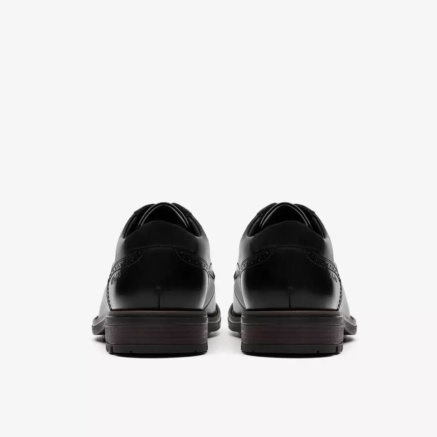 Herren-Schuhe „Emmet Plain“ in Schwarz, glattes Leder Herren-Schuhe „Emmet Plain“ in Schwarz, glattes Leder