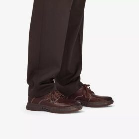 Herren-Schuhe „Un Briley“ aus mahagonifarbenem Leder | clarks