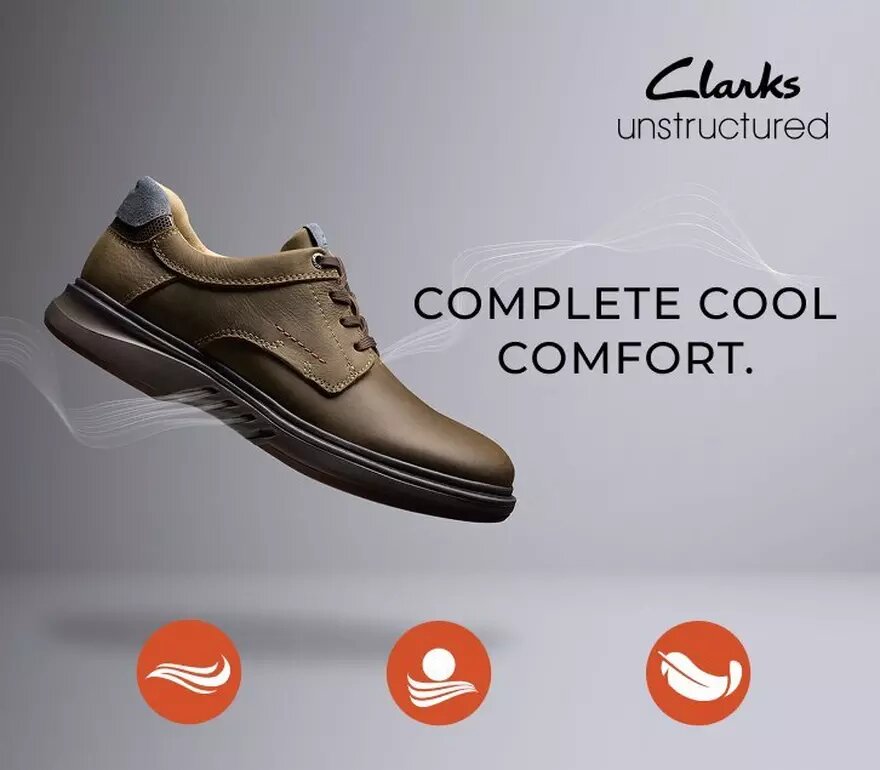 Herren-Oxford Schuhe „Un Briley Lace“ aus schwarzem Leder | clarks Herren-Oxford Schuhe „Un Briley Lace“ aus schwarzem Leder | clarks
