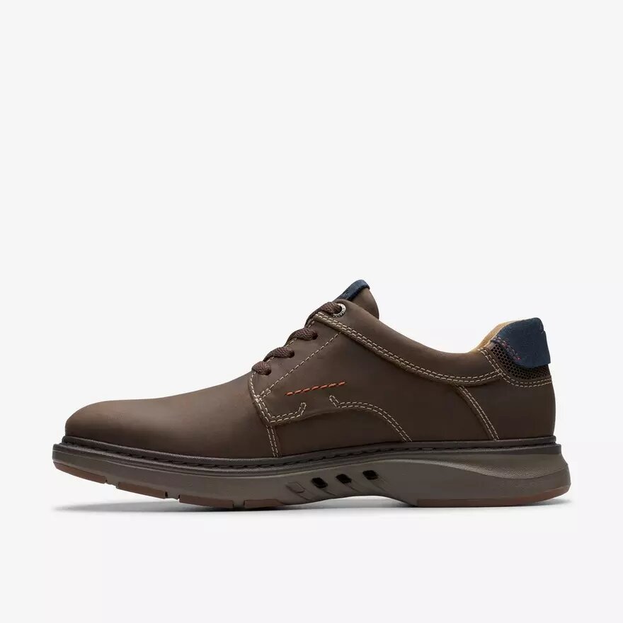 Herren-Schuhe „Un Briley Pace“ aus braunem Nubukleder | clarks Herren-Schuhe „Un Briley Pace“ aus braunem Nubukleder | clarks
