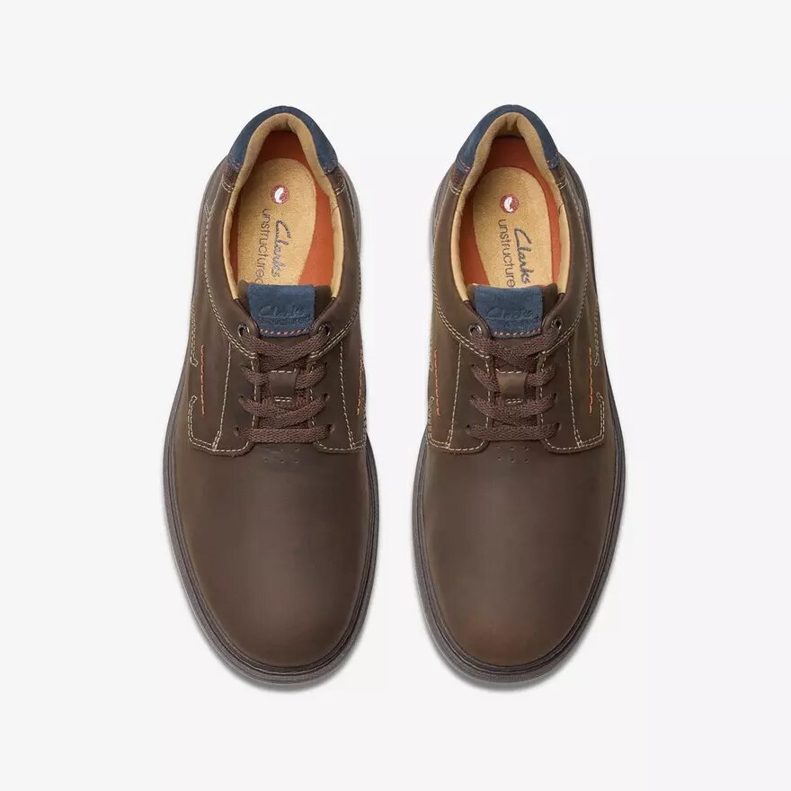 Herren-Schuhe „Un Briley Pace“ aus braunem Nubukleder | clarks Herren-Schuhe „Un Briley Pace“ aus braunem Nubukleder | clarks