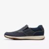 Herren-Slip-On-Bootsschuhe „Sailview Step“ in Navy aus Nubukleder Herren-Slip-On-Bootsschuhe „Sailview Step“ in Navy aus Nubukleder